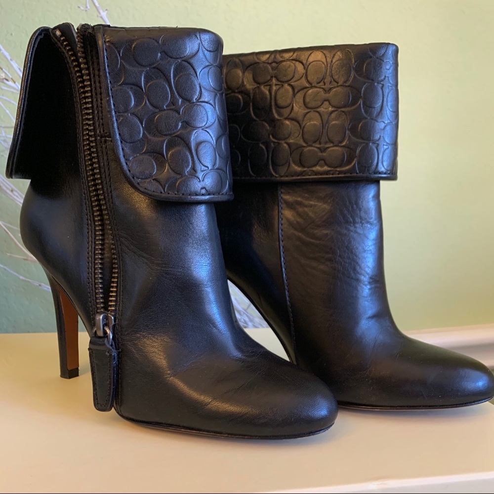 Coach Mackenna Soft Leather Booties